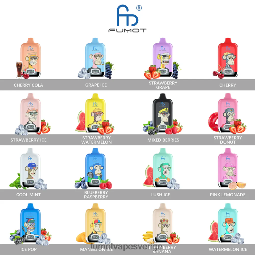 Fumot Price - Fumot Digital Box engångs vape pod 12000 - 20ml (1 st) vimto 26VFZN155