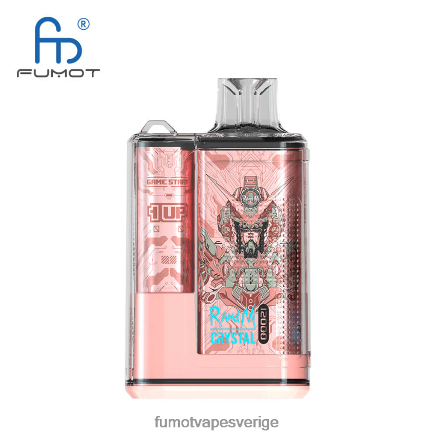 Fumot Puff - Fumot Crystal 12000 engångs vapebox - 20ml (1 st) äppelbärssprängning 26VFZN253
