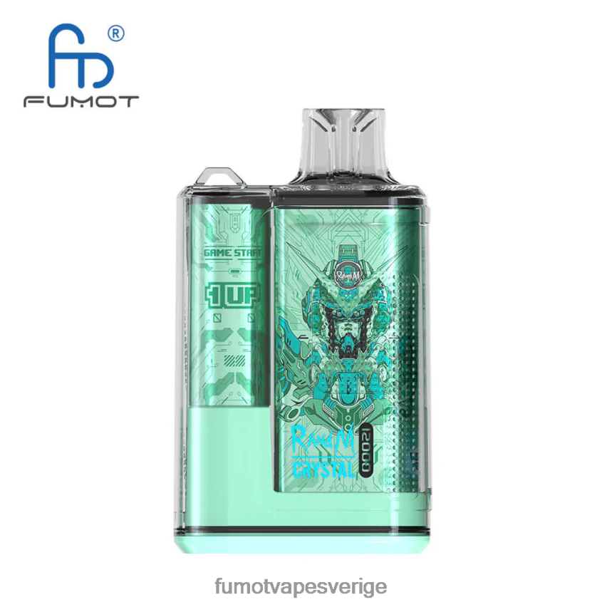 Fumot Puff - Fumot Crystal 12000 engångs vapebox - 20ml (1 st) äppelbärssprängning 26VFZN253