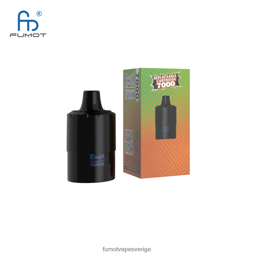 Fumot Puff - Fumot Sunax 7000 utbytbar vape-patron (1 st) röd äpple citron 26VFZN493