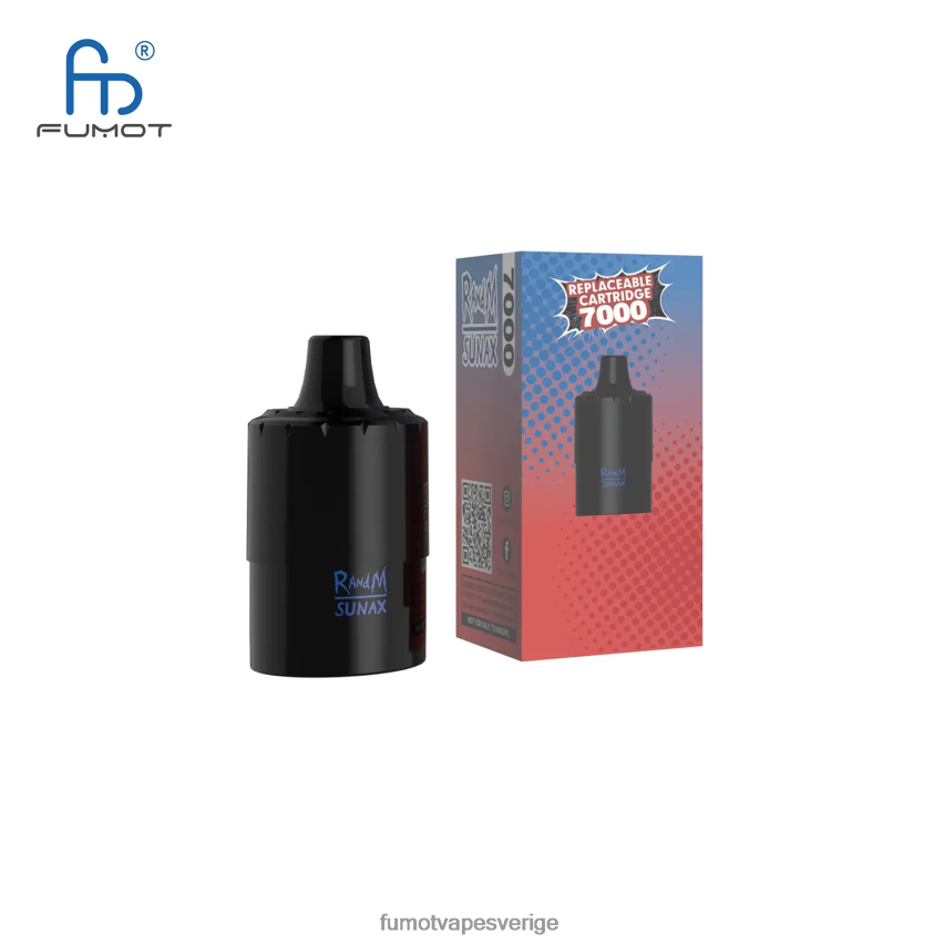 Fumot Puff - Fumot Sunax 7000 utbytbar vape-patron (1 st) röd äpple citron 26VFZN493