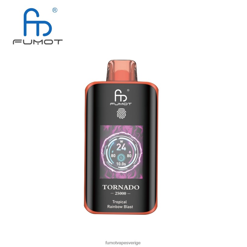 Fumot Vape Online Shop - Fumot Tornado 25000 engångsvape tropisk regnbågsexplosion 86N2D13
