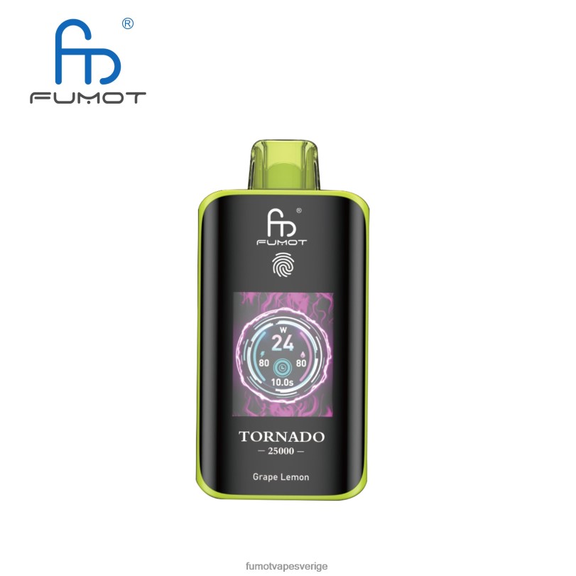 Fumot Vape Price - Fumot Tornado 25000 engångsvape druva citron 86N2D6
