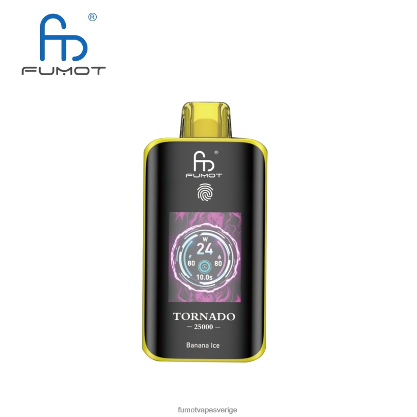 Fumot Vape Sverige - Fumot Tornado 25000 engångsvape bananis 86N2D1