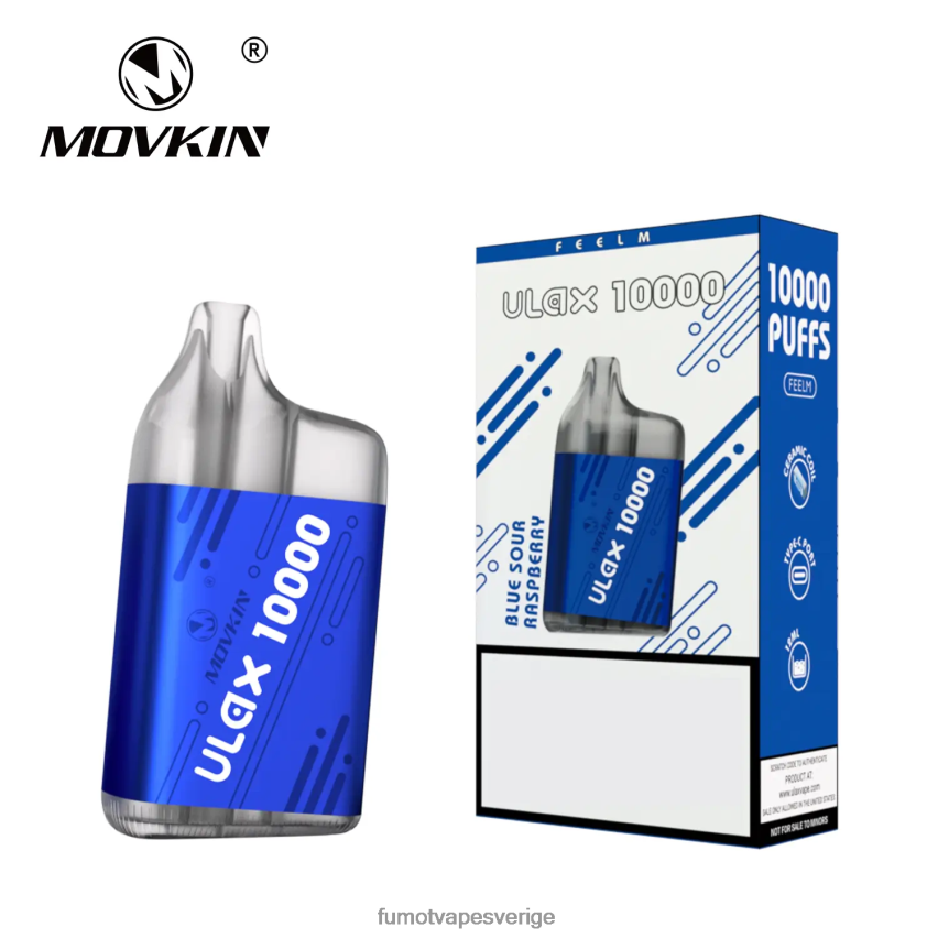 Fumot Price - Fumot Movkin Ulax 10000 engångs vape pod - 12ml (1 st) blåbär på is 26VFZN305