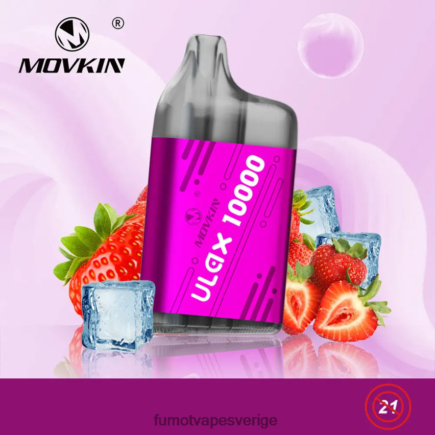 Fumot Price - Fumot Movkin Ulax 10000 engångs vape pod - 12ml (1 st) blåbär på is 26VFZN305