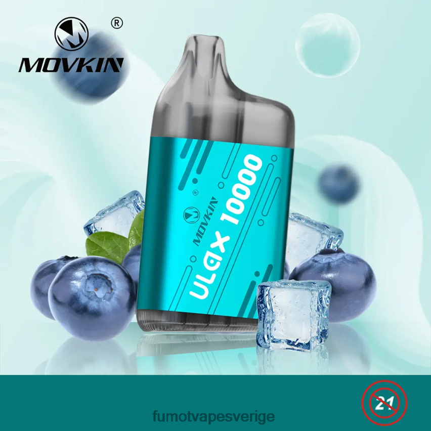 Fumot Vape Price - Fumot Movkin Ulax 10000 engångs vape pod - 12ml (1 st) körsbärscola 26VFZN306