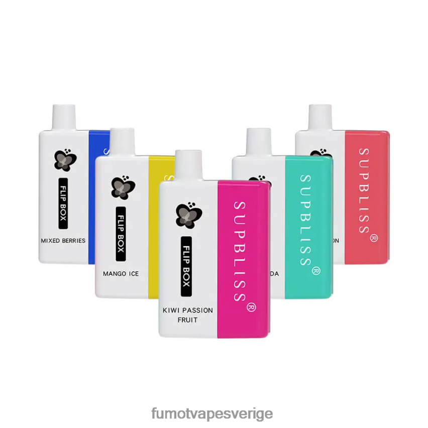 Fumot Cigarette - Fumot Supbliss Flip box 6000 utbytbart vape kit - 10ml (1 st) blåbärshallon 26VFZN332