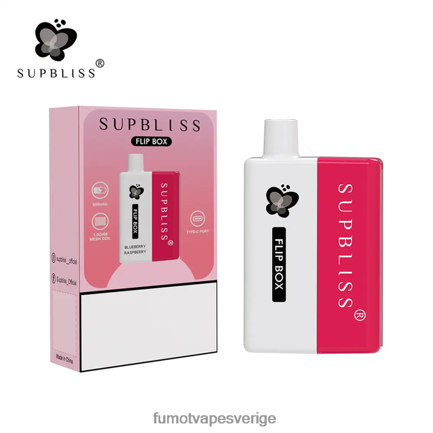 Fumot Vape Price - Fumot Supbliss Flip box 6000 utbytbart vape kit - 10ml (1 st) grapefrukt 26VFZN336
