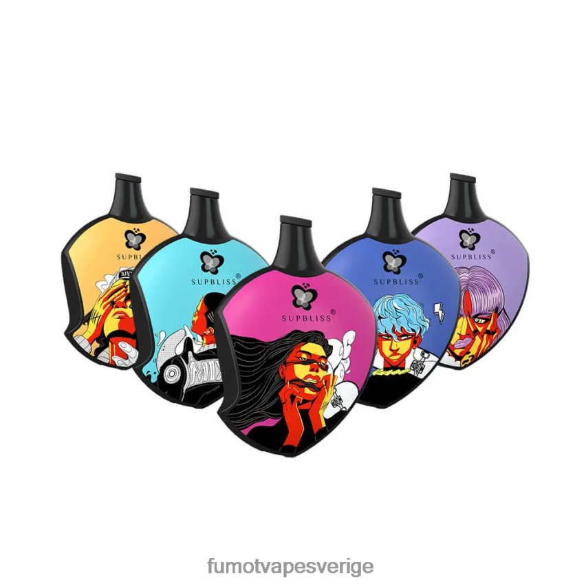 Fumot Puff - Fumot Supbliss sp6000 engångs vape pod - 12ml (1 st) jordgubbsvattenmelon 26VFZN463