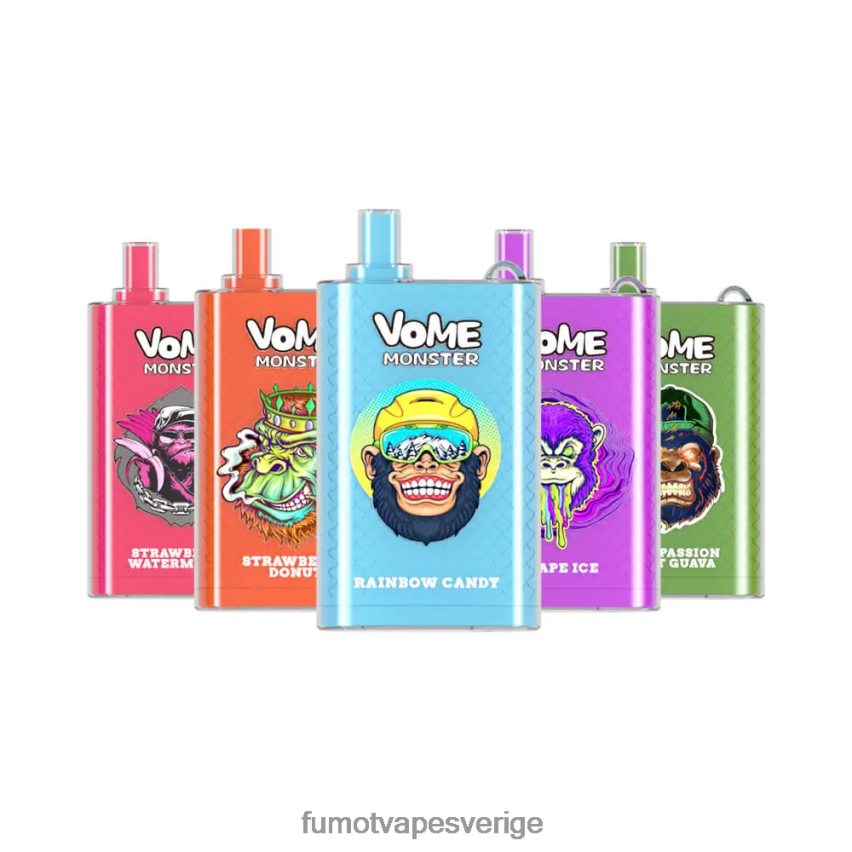Fumot Cigarette - Fumot Vome Monster 10000 engångs vape pod-enhet - 20ml (1 st) blandade bär 26VFZN432