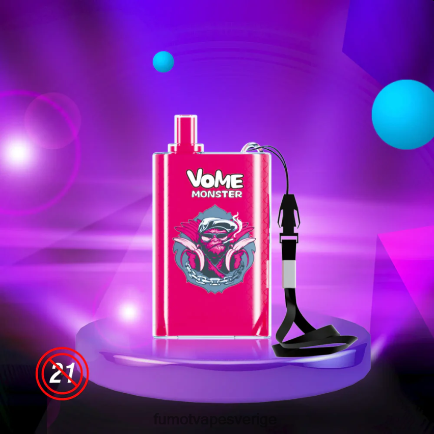 Fumot Cigarette - Fumot Vome Monster 10000 engångs vape pod-enhet - 20ml (1 st) blandade bär 26VFZN432