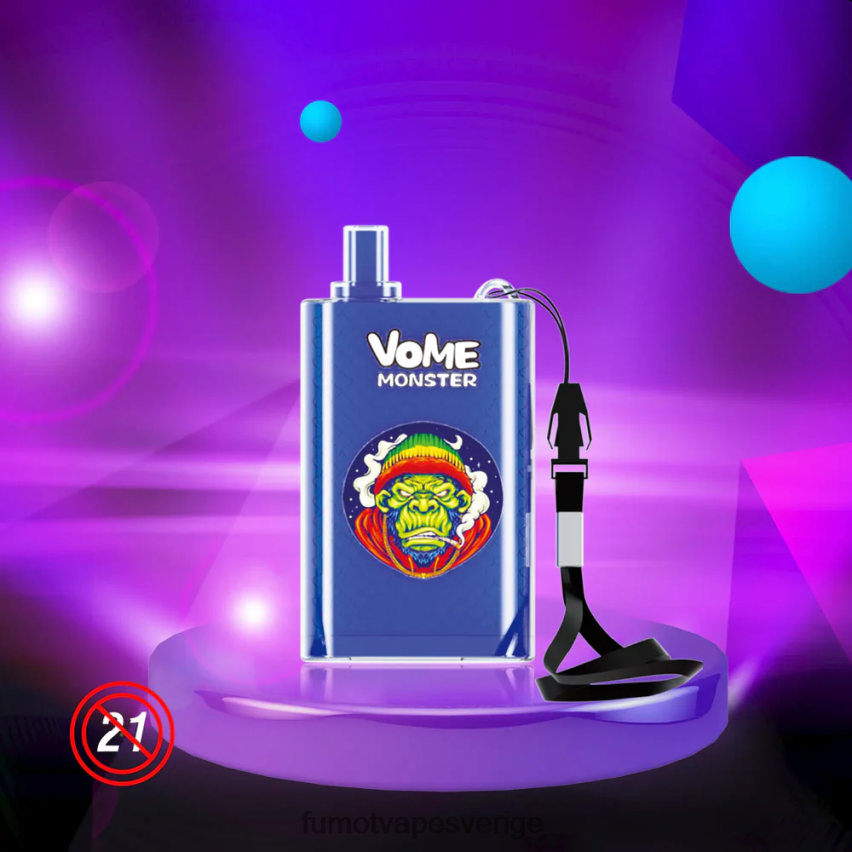 Fumot Cigarette - Fumot Vome Monster 10000 engångs vape pod-enhet - 20ml (1 st) blandade bär 26VFZN432