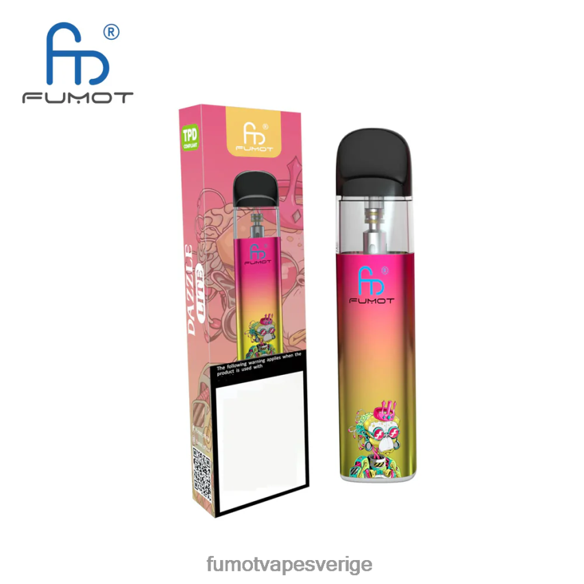 Fumot Vape Sverige - Fumot Dazzle Lite tpd-kompatibelt tomt vape-kit (1 st) grön-lila 26VFZN551