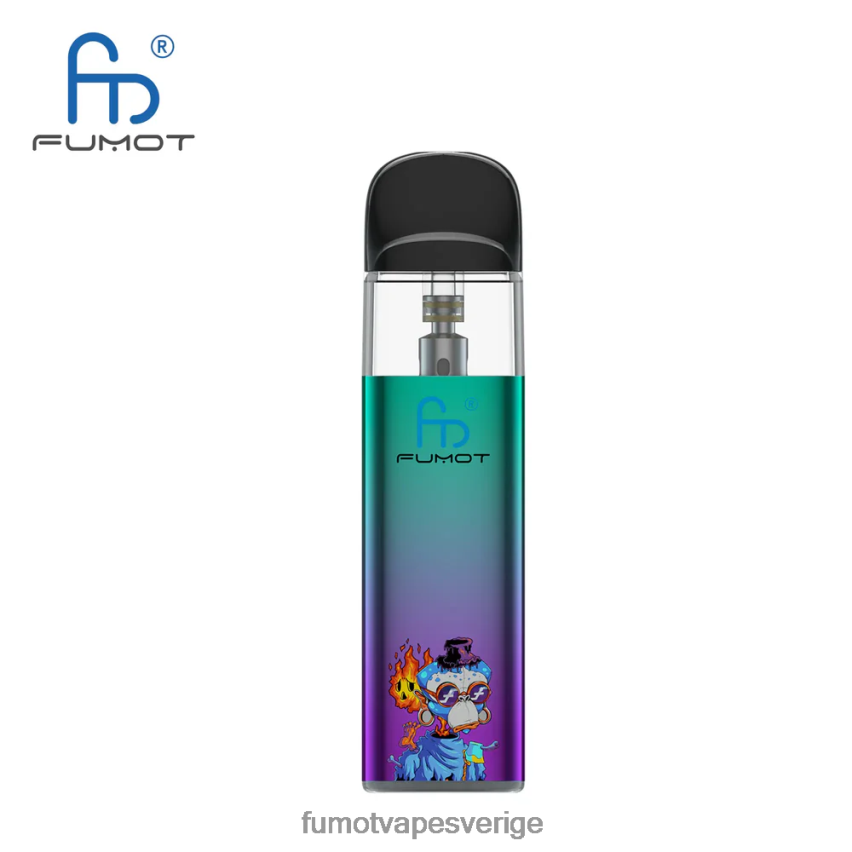 Fumot Vape Sverige - Fumot Dazzle Lite tpd-kompatibelt tomt vape-kit (1 st) grön-lila 26VFZN551