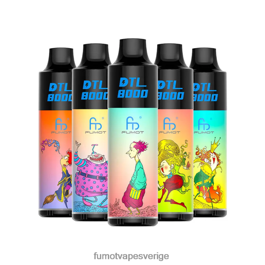 Fumot Price - Fumot DTL 8000 engångspenna - 16ml (1 st) blå hallon citron 26VFZN415