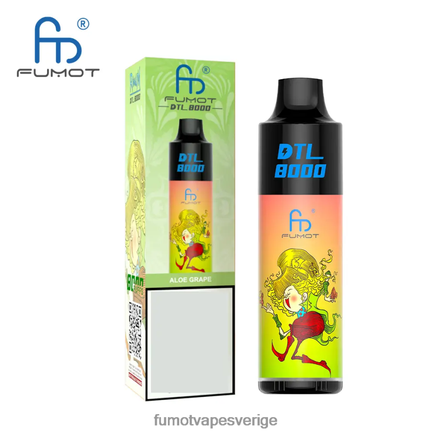Fumot Price - Fumot DTL 8000 engångspenna - 16ml (1 st) blå hallon citron 26VFZN415