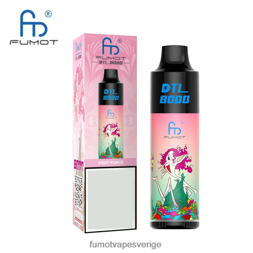Fumot Store - Fumot DTL 8000 engångspenna - 16ml (1 st) kiwi guava 26VFZN419