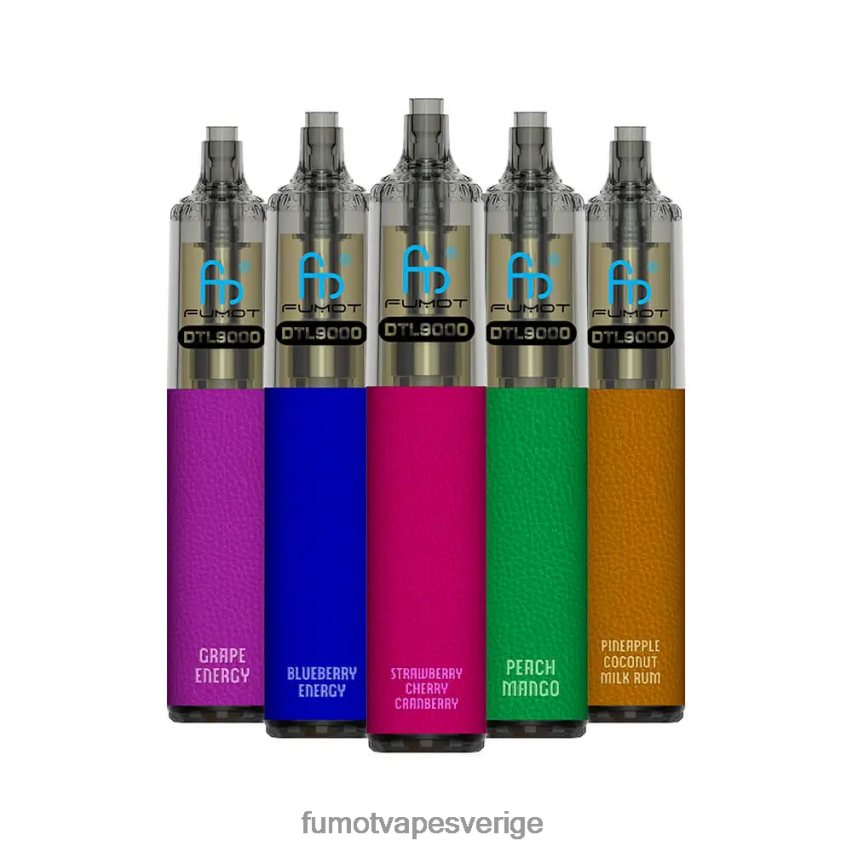 Fumot Store - Fumot DTL engångspenna 9000- 18ml (1 st) blå hallon citron 26VFZN369