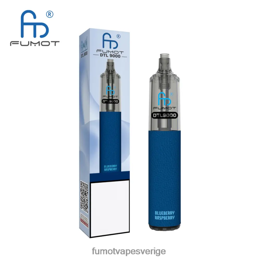 Fumot Store - Fumot DTL engångspenna 9000- 18ml (1 st) blå hallon citron 26VFZN369