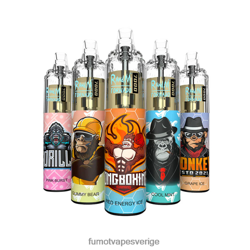 Fumot Cigarette - Fumot Tornado 14ml 7000 engångspenna (1 st) blå razz körsbär 26VFZN62