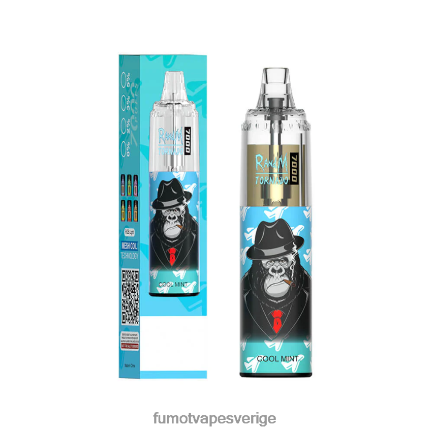 Fumot Cigarette - Fumot Tornado 14ml 7000 engångspenna (1 st) blå razz körsbär 26VFZN62