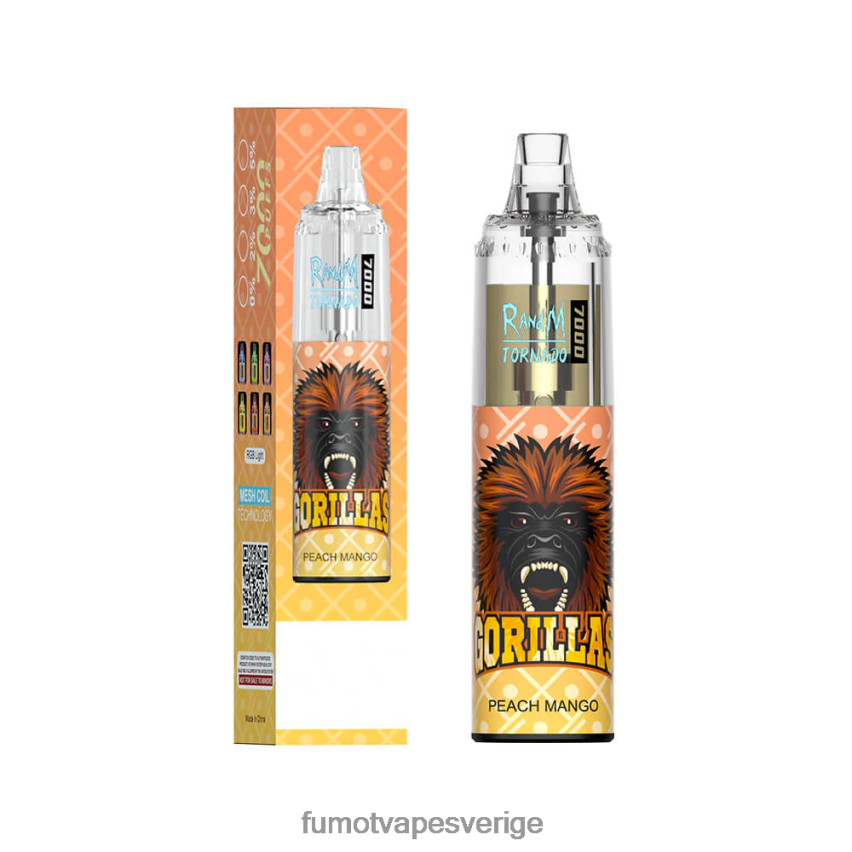 Fumot Cigarette - Fumot Tornado 14ml 7000 engångspenna (1 st) blå razz körsbär 26VFZN62