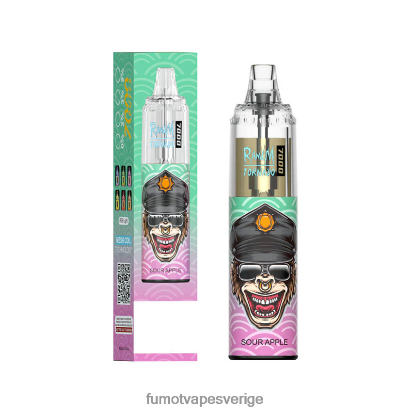 Fumot Cigarette - Fumot Tornado 14ml 7000 engångspenna (1 st) blå razz körsbär 26VFZN62