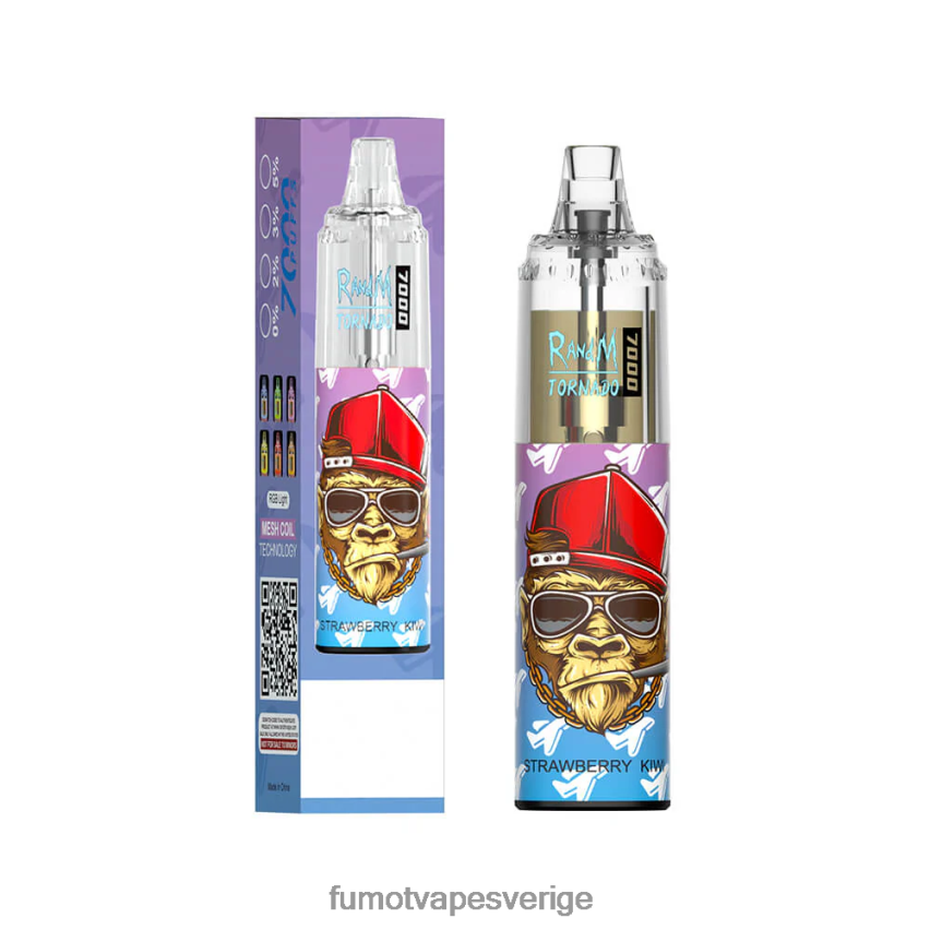 Fumot Cigarette - Fumot Tornado 14ml 7000 engångspenna (1 st) blå razz körsbär 26VFZN62