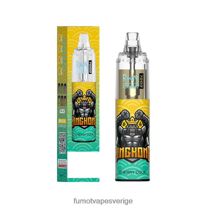 Fumot Cigarette - Fumot Tornado 14ml 7000 engångspenna (1 st) blå razz körsbär 26VFZN62