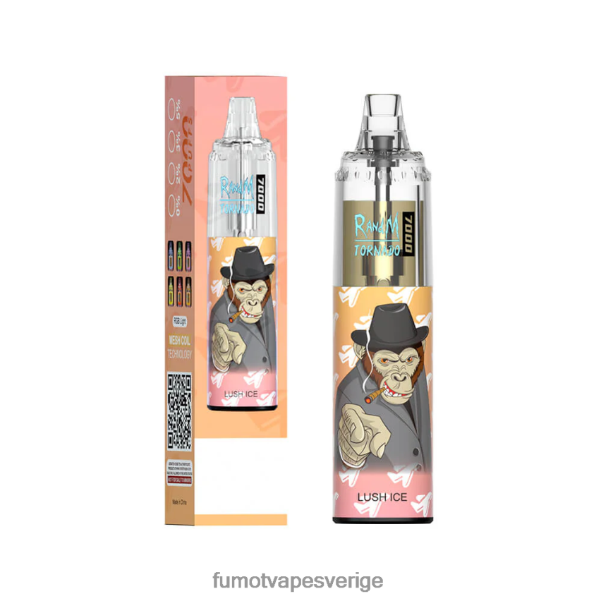 Fumot Cigarette - Fumot Tornado 14ml 7000 engångspenna (1 st) blå razz körsbär 26VFZN62