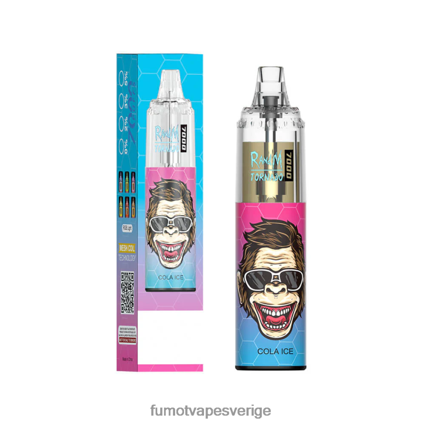 Fumot Cigarette - Fumot Tornado 14ml 7000 engångspenna (1 st) blå razz körsbär 26VFZN62