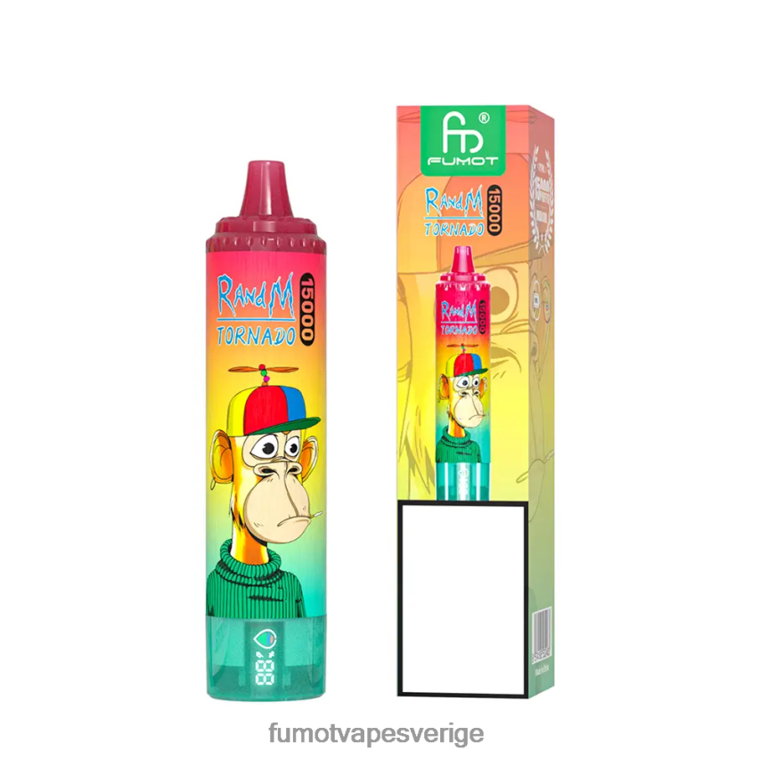 Fumot Puff - Fumot Tornado 15000 engångsvape 25ml (1 st) blåbär körsbär tranbär 26VFZN163