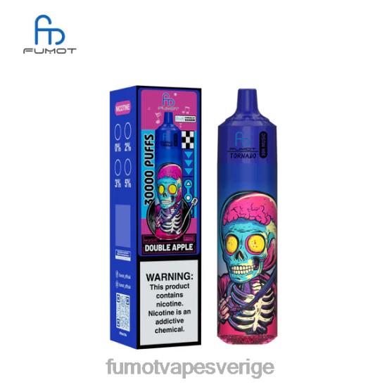 Fumot Vape Sverige - Fumot Tornado 30k musik dubbelt äpple FLXFZ11