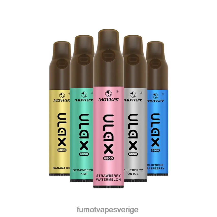 Fumot Store - Fumot Movkin Ulax 6800 engångsvape, keramisk spole - 8ml (1 st) blåbär på is 26VFZN319