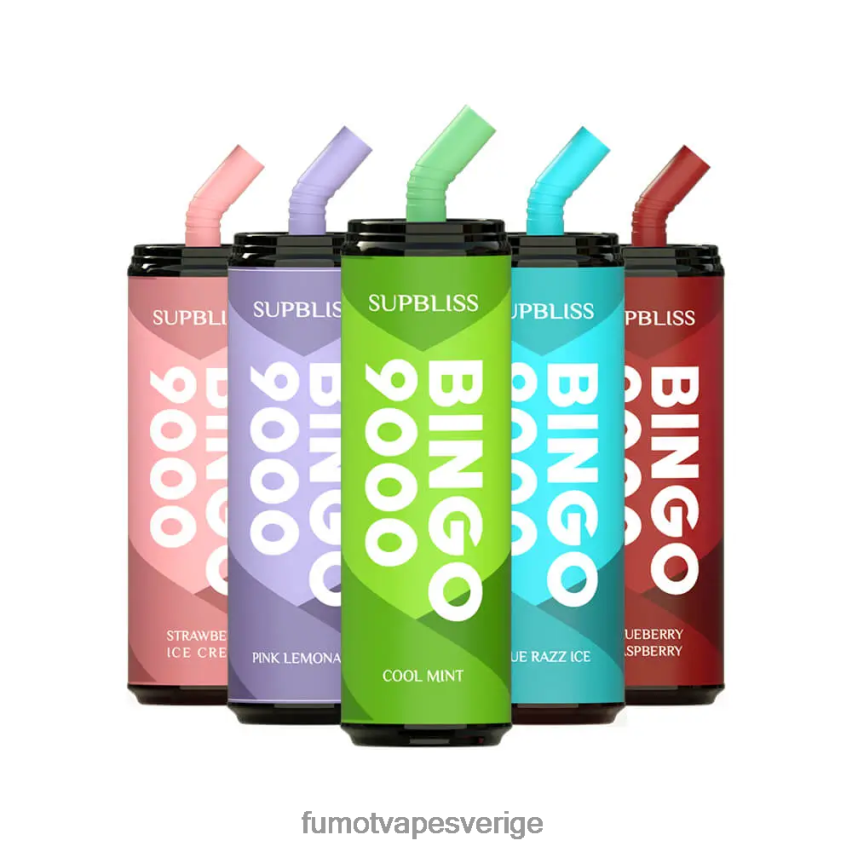 Fumot Cigarette - Fumot Supbliss Bingo 9000 engångspenna (1 st) - 18ml rosa lemonad 26VFZN472