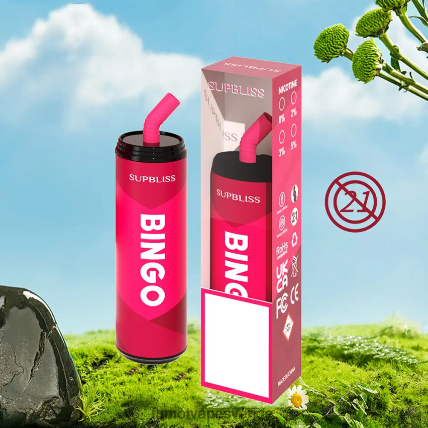 Fumot Cigarette - Fumot Supbliss Bingo 9000 engångspenna (1 st) - 18ml rosa lemonad 26VFZN472