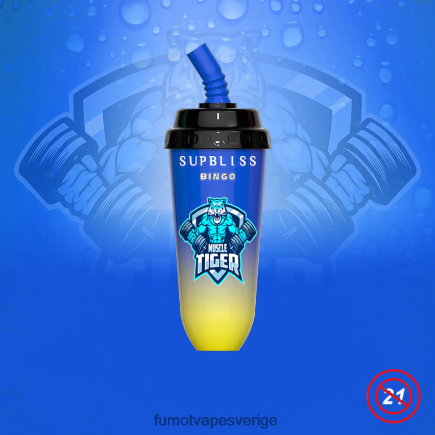 Fumot Vape Price - Fumot Supbliss Bingo 8000 engångs vape pod-enhet - 16ml (1 st) körsbärspersika lemonad 26VFZN396