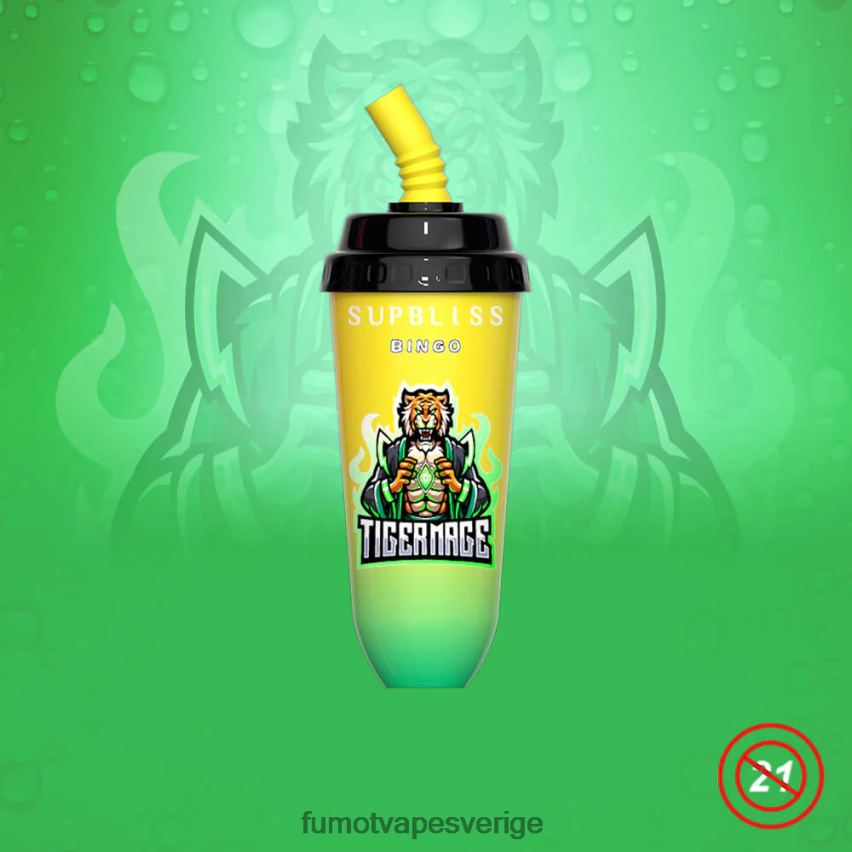 Fumot Vape Price - Fumot Supbliss Bingo 8000 engångs vape pod-enhet - 16ml (1 st) körsbärspersika lemonad 26VFZN396