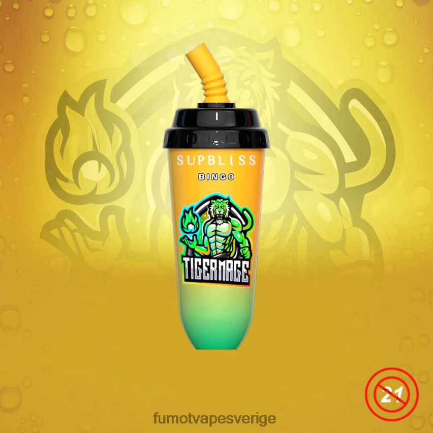 Fumot Vape Price - Fumot Supbliss Bingo 8000 engångs vape pod-enhet - 16ml (1 st) körsbärspersika lemonad 26VFZN396