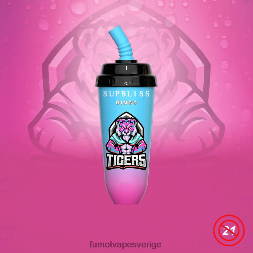 Fumot Vape Price - Fumot Supbliss Bingo 8000 engångs vape pod-enhet - 16ml (1 st) körsbärspersika lemonad 26VFZN396