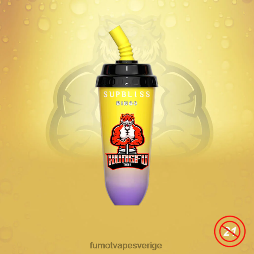 Fumot Vape Price - Fumot Supbliss Bingo 8000 engångs vape pod-enhet - 16ml (1 st) körsbärspersika lemonad 26VFZN396