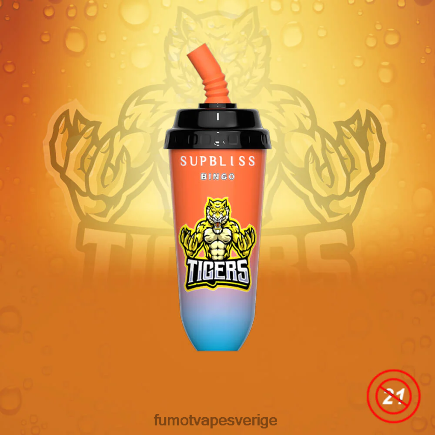 Fumot Vape Price - Fumot Supbliss Bingo 8000 engångs vape pod-enhet - 16ml (1 st) körsbärspersika lemonad 26VFZN396