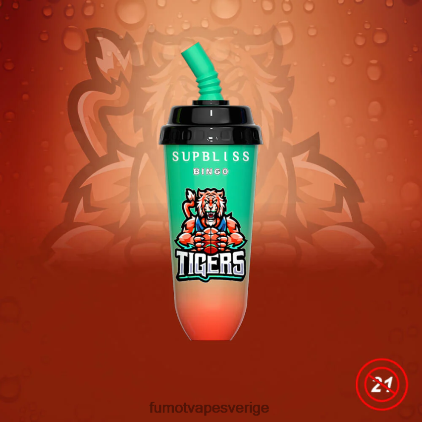 Fumot Vape Price - Fumot Supbliss Bingo 8000 engångs vape pod-enhet - 16ml (1 st) körsbärspersika lemonad 26VFZN396