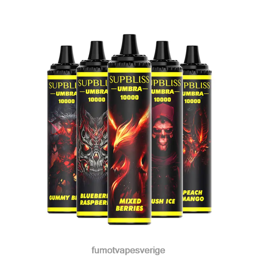 Fumot Cigarette - Fumot Supbliss Umbra 10000 (1 st) engångspenna - 20ml röd äpple citron 26VFZN482
