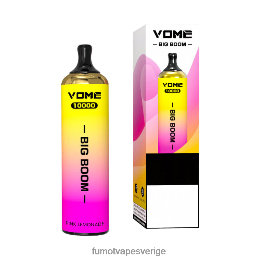 Fumot Vape Price - Fumot Vome Big Boom engångspenna 10000 - 20ml (1 st) jordgubbsvattenmelon is 26VFZN446