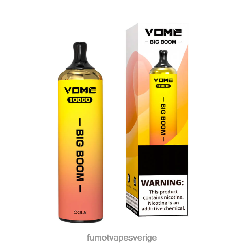Fumot Vape Price - Fumot Vome Big Boom engångspenna 10000 - 20ml (1 st) jordgubbsvattenmelon is 26VFZN446