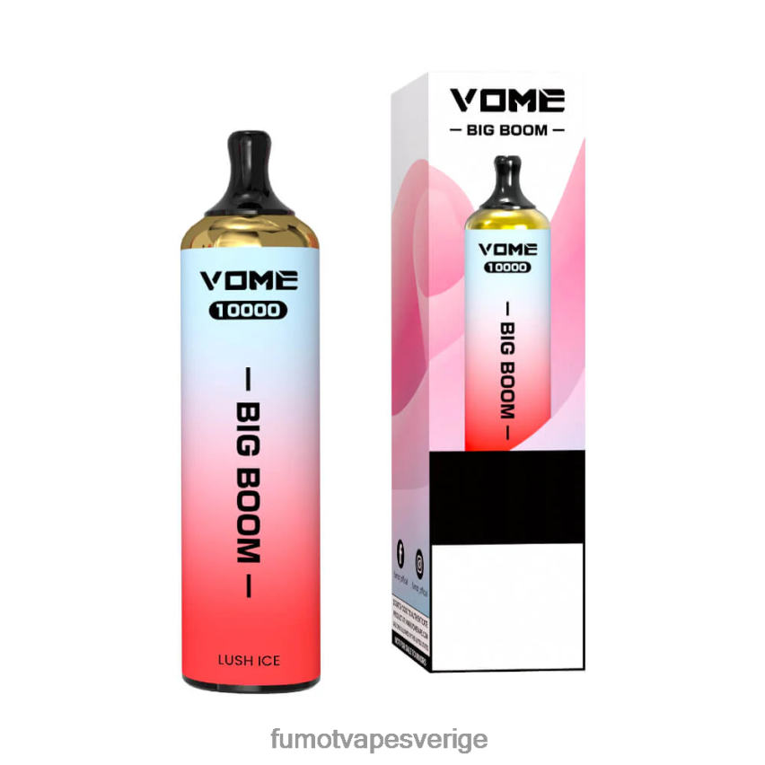Fumot Vape Price - Fumot Vome Big Boom engångspenna 10000 - 20ml (1 st) jordgubbsvattenmelon is 26VFZN446