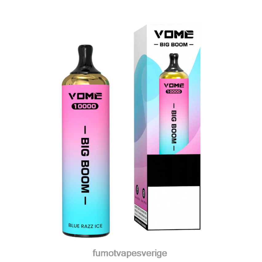 Fumot Vape Price - Fumot Vome Big Boom engångspenna 10000 - 20ml (1 st) jordgubbsvattenmelon is 26VFZN446