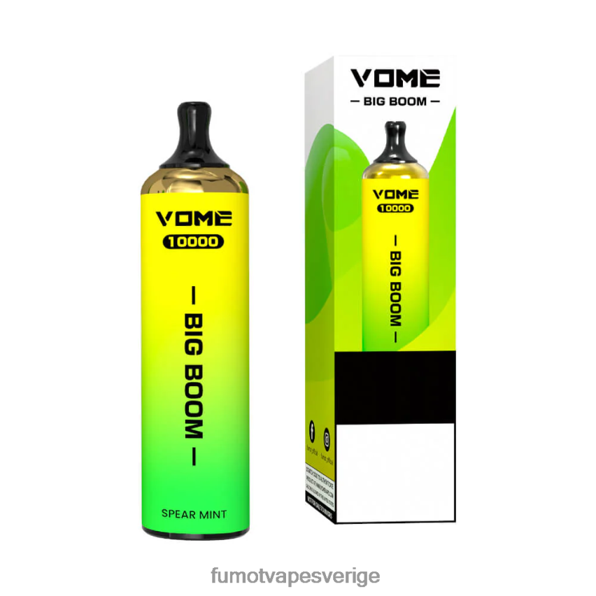 Fumot Vape Price - Fumot Vome Big Boom engångspenna 10000 - 20ml (1 st) jordgubbsvattenmelon is 26VFZN446